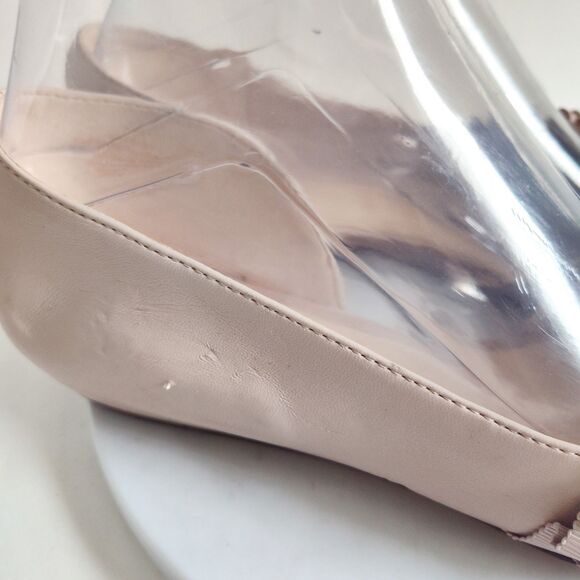 Nine West Cream Flats with Sophisticated Pleats - Picture 10 of 13